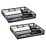 Mind Reader 6-Compartment Metal Drawer Organizer, Black, 2/Set (2DEER-BLK)~#|#~BC0AC71B-2A8E-49EC-8F99ADB20DCE8389_sc7