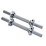 Standard 14” Threaded Chrome Dumbbell Bar Set with Star-Lock Collars (SF-SB01-14)~#|#~BC14BD05-0658-4B72-B3E851D9B65EF9E6_sc7