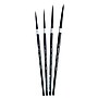 Silver Brush Black Velvet Small Round Brushes, 4/Pack (SLVBV3054)~#|#~BC1BBE80-A009-44DA-8E939F0A91BD7049_sc7