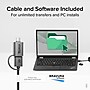 Plugable 6.6' USB Data Transfer Cable with USB-C Adapters (USBC-TRAN)~#|#~BC31BCE4-8989-41E6-9F618D682B9105C2_sc7