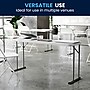 Flash Furniture Kathryn 5' x 18" Plastic Folding Table, Granite White (RB1860)~#|#~BC604701-47D0-4E01-A1E723A881145E6A_sc7