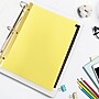 Business Source 1-31 Black Leather Tab Index Dividers (BSN01182)~#|#~BC906D46-1923-4062-A1F5FF7E0F96409C_sc7