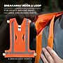 Ergodyne GloWear 8142BA High Visibility Safety Vest, ANSI Class O1, Orange, 4X/5X (27023)~#|#~BC94B265-6C83-4067-9DD0CE53E02AD223_sc7