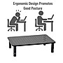 Mind Reader Ventilated Adjustable Monitor Stand, Up to 44 lbs., Black (4LEGMET-BLK)~#|#~BCA3ED59-50F2-4C72-B88803D217EF711C_sc7
