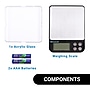 Brecknell EPB Digital Scale, 6.61lb. Capacity, Black/Silver (EPB3000G)~#|#~BCA649D4-B57B-4AE4-84778584D84C914C_sc7