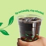 Perk Eco 16 Oz Compostable Plastic Cold Cups, 300 Count, Plant‑Based Disposable Cups for Cold Drinks, Clear/Green~#|#~BCC920AF-6750-4598-95BB05FA258DEDF3_sc7