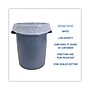 Boardwalk Repro Low-Density Can Liners, 55 gal, 0.63 mil, 38 x 58, White, 10 Bags/Roll, 10 Rolls/Carton~#|#~BCE3BE95-2D68-407F-BAEC9E5E024115A9_sc7