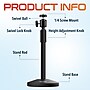 Delton T301 360° Webcam Stand, Camera Stand for Video Calls/Streaming/Recording, Black (DCT301)~#|#~BCFD7737-EA04-4DA4-9F3C93F9CD92B6D0_sc7