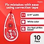Staples Correction Tape, White, 10 Pack – Sidewinder Applicator for Instant, Precise Corrections~#|#~BCFE9012-3E84-4A67-AE6521E9928707B0_sc7