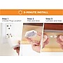 PureOptics LED Puck Light Kit, Warm White, 5/Pack (LEDUC-PUCK-5WK)~#|#~BD1C0280-66AF-46DA-BF42856493065D8C_sc7