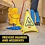 Rubbermaid Multilingual "Caution" Pop-Up Safety Cone, 20" x 21" x 21", Yellow.Black (FG9S0000YEL)~#|#~BD398455-2AE3-47EE-99646E97E7EDFD5A_sc7