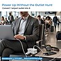 Uncaged Ergonomics Travel Power Strip with USB-C, 3 AC, 2 USB-C (20W), 1 USB-A, 3.4 ft Cord, White ~#|#~BD473FAD-073A-478D-BB10C9E749124E13_sc7
