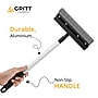 Gritt Commercial Telescoping  8" Window Squeegee & Washer, Silver/Black, 12/Carton (GRI185-8-39-12P)~#|#~BD596D4F-78AE-4325-B4B100D139F0C020_sc7