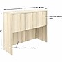 Lorell Essentials 48"W 3-Door Stack-On Hutch, Modern Elm (LLR66319)~#|#~BD617159-80B8-411E-8ED26AC793C45B97_sc7