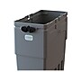 CleanRiver LeanStream Plastic Dual-Stream Recycling Station, 46 Gallon, Gray (LS2-001)~#|#~BD6256F1-E91E-4B3B-A7A00B3E38D25B24_sc7