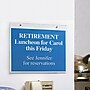 NuDell Indoor Wall Sign Holder, 11" x 8.5", Clear (38008)~#|#~BD7A4B3B-083B-4C2D-93DD27312DFCBDA7_sc7