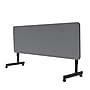 Correll Econoline 72"W x 24"D Adjustable Foldable Training Room Table, Laminate, With Wheels, Gray Granite (FTM2472TF15)~#|#~BD7BAD15-8786-432A-B8E0D4256344E816_sc7