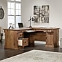 Sauder Palladia 69"W L-Shaped Desk, Vintage Oak (420606)~#|#~BD8170BC-16F9-4915-BAA4FC44B2EA5113_sc7