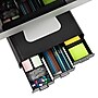 Mind Reader Monitor Stand and Desktop Organizer, Up to 22" Monitor, Black, 2/Pack (2MONSTA3D-BLK)~#|#~BD8804F9-CD79-428B-BE0572F1B253C2C7_sc7