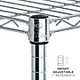 Alera 6-Shelf Commercial Wire Shelving Kit, 72" x 48" x 18", Silver (ALESW664818SR)~#|#~BD8AF0AC-527D-4CC5-87314C391782841E_sc7