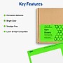 Avery Sure Feed Laser Shipping Labels, 2"x 4", Neon Green, 10 Labels/Sheet, 100 Sheets/Box (5976)~#|#~BDAC75BC-41DB-45A2-89FD8DB3CBC310AC_sc7