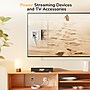 Mount-It! In-Wall Cable Management Kit with 3 Recessed Power Outlets and Power Input Module, White (MI-7288)~#|#~BDAD2006-58C5-4097-9DAFD616E4EAD7FE_sc7