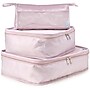 Bliss 4-Piece Polyester Packing Cube Set, Pink (SOAP0002)~#|#~BDD049F8-FF38-4C04-AB4CFBB8E55349E7_sc7