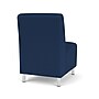 Lesro Ravenna Vinyl Guest Chair, Armless, Patriot Plus Imperial Blue/Brushed Steel (RV1102.FBS-01PPIB)~#|#~BDDAFE95-5F88-4F3B-976D20E69125416D_sc7