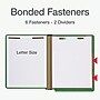 Pendaflex Pressboard Classification Folder, 2-Dividers, 2" Expansion, Letter Size, Green, 10/Box (1006948)~#|#~BDE00315-BBDF-4945-B90D072E43438E16_sc7