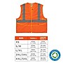 GloWear 8205HL-ECO High Visibility Sleeveless Vest, ANSI Type R Class 2, Orange, L/XL, (21995)~#|#~BDF37D31-8C48-425E-B6FBA516FD438525_sc7