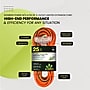 GoGreen Power 25' Indoor/Outdoor Extension Cord, 3-Outlet, 14 AWG, Orange (GG-15125)~#|#~BE130986-9912-40F3-A6E4B4EE239C09F8_sc7