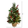 Nearly Natural Mixed Pine Artificial Christmas Tree, 18" (T1696)~#|#~BE1AAC44-18EB-41B8-A695E909AF0592E3_sc7