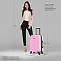 DUKAP Inception 20" Hardside Suitcase, 4-Wheeled Spinner, TSA Checkpoint Friendly, Pink (DKINC00S-PNK)~#|#~BE3907AB-228D-4888-AA0E71B1E024EEDC_sc7