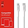 Staples TECH Lightning to USB-C Charging Cable, 6.5 ft., White (ST62333)~#|#~BE41935F-0125-4F03-BCDAFBD0CB016E53_sc7