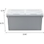 Iris Plastic File Box with Split Lid, Letter Size, Gray, 4/Pack (500167)~#|#~BE539C2E-6491-492D-9C99F093A76F0963_sc7