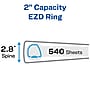 Avery Heavy Duty 2" 3-Ring View Binders, One Touch EZD Ring, White (79-192/79-792)~#|#~BE7ABD48-7543-4066-AE50BBCCD73766E3_sc7