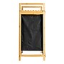 Household Essentials 2-Section Hamper with Lid, Bamboo, Black (HE1174)~#|#~BE873671-6F67-447A-AF599F14F077E6EE_sc7
