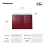Viva Comfort 36.75'' H x 42" L Exam Room Medical Cabinet, 2-Doors, 3-Drawers, Claret (902BASE42NSCL)~#|#~BE8BB60A-E756-428C-913281277FF6578B_sc7
