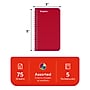 STAPLES Memo Book, 3” x 5”, Side‑Bound, Ruled~#|#~BE9305E2-E065-4DE6-ABFAA8926F9A9C04_sc7