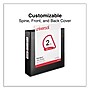 Universal Economy 2" 3-Ring View Binders, D-Ring, Matte Black (UNV20745)~#|#~BEA507F1-5ECE-40E6-A3D917CA194D4C93_sc7