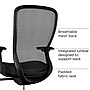 Workplace2.0™ Ayalon Ergonomic Fabric Swivel Task Chair, Black (UN51505)~#|#~BEC265CD-9A41-4360-A4354C85A8EC6382_sc7