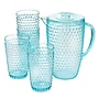 Gibson Home Malone Plastic Pitcher and Tumbler Set, 5 Piece, Light Blue (935116861M)~#|#~BEDD17F3-EF01-4521-95D872E375889D8A_sc7