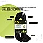 Power by GoGreen Heavy Duty 15' Extension Cord, 3-Outlet, Black (GG-15015BK)~#|#~BEEAC9D4-EC8D-40C0-96FA0EED4183BED0_sc7