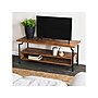 Household Essentials Crown Console TV Stand, Screens up to 50", Hickory/Black (8240-1)~#|#~BF08B80C-9497-4C68-8FE26571EF47A747_sc7