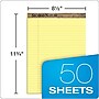 TOPS Second Nature Notepads, 8.5" x 11.75", Wide, Canary, 50 Sheets/Pad, 12 Pads/Pack (74890)~#|#~BF1DF973-D1DC-48C7-8413736ADA6DC50F_sc7