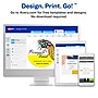 Avery Easy Peel Inkjet Embossed Foil Round Labels, 2" Dia, Gold, 96 Labels/Pack (22831)~#|#~BF200C92-9278-40AE-8275487B4DC9C16B_sc7