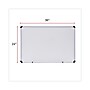 Universal Melamine Dry-Erase Whiteboard, Aluminum Frame, 3' x 2' (UNV43723)~#|#~BF3A5896-D666-4C9C-B28BDEDBA2A7566B_sc7