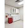 Viva Comfort Biohazard Steel Step-On Trash Can, 13 Gallon, Red (99213RMK)~#|#~BF4D5378-229F-4A7C-9C4E9AF24BAE8A43_sc7
