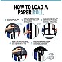 AdirKids 5 Roll Vertical Paper Roll Dispenser Wrapping Paper, 46" x 31.1" x 31.1", Black (ADIKI300-01-MK)~#|#~BF5373E0-7D3C-4599-A451122832BB020F_sc7