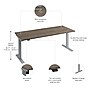 Bush Business Furniture Move 40 Series 72"W Electric Height Adjustable Standing Desk, Modern Hickory/Cool Gray (M4S7230MHSK)~#|#~BF55E491-09FF-40B5-85598F642977A979_sc7